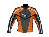 Motorradjacke 712202 Stier, mit Protektoren, orange Motorradjacke 712202 Stier, mit Protektoren, orange